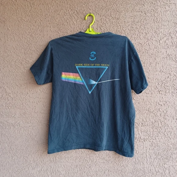 PINK FLOYD DARK SIDE OF THE MOON STILL FIRST IN SPACE T SHIRT RARE VTG ROCK L - Picture 3 of 6